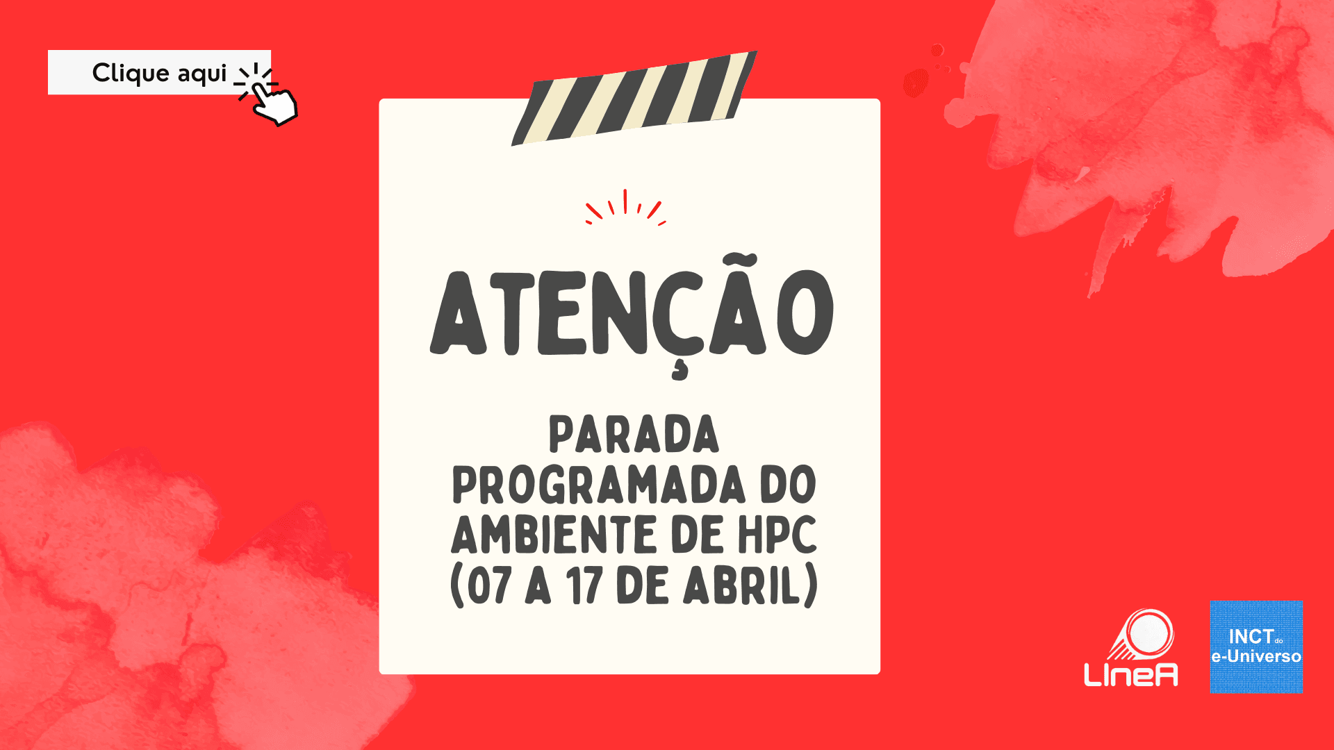 Parada Programada do Ambiente de HPC (07 a 17 de abril)