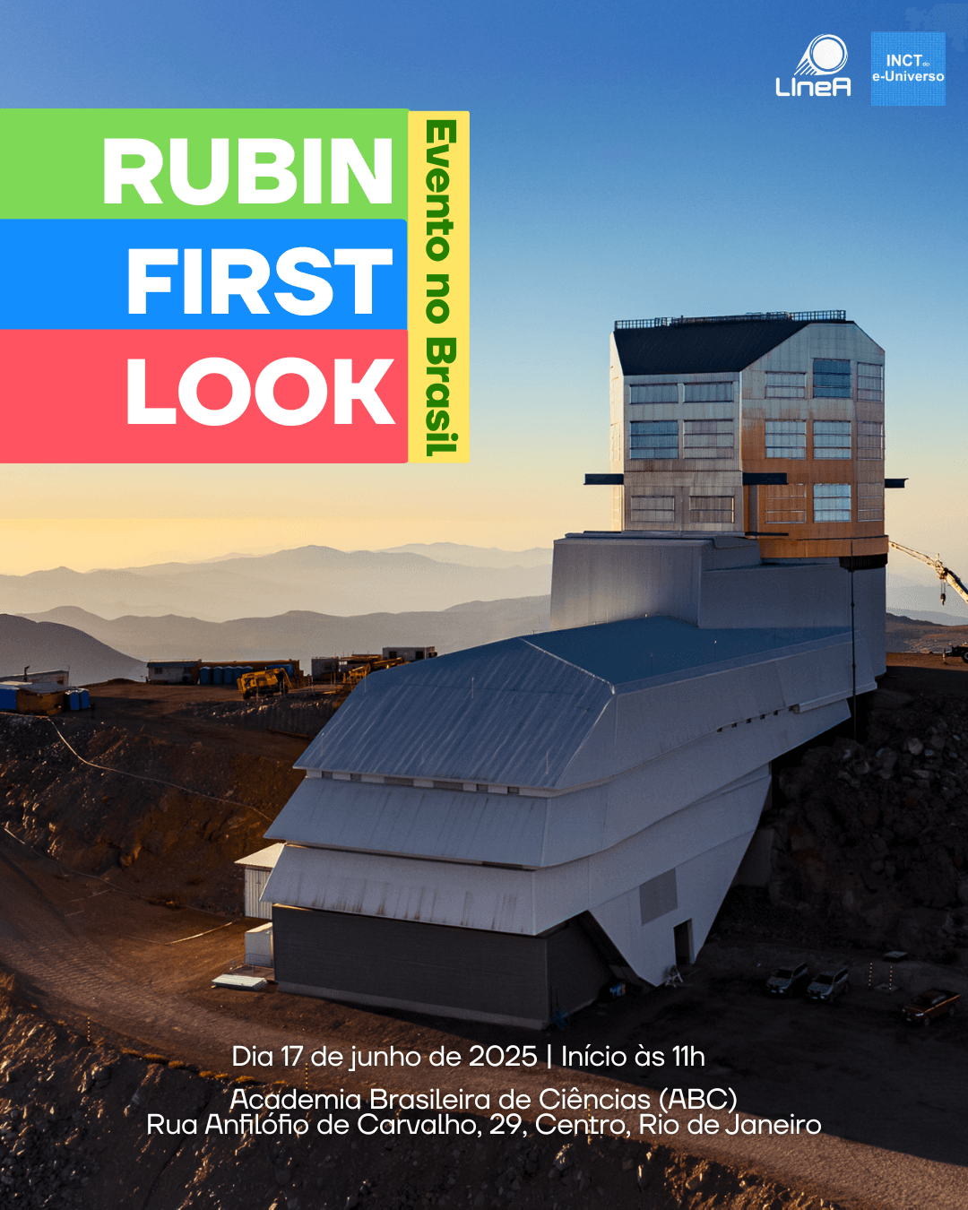 Evento Rubin First Look — Brasil