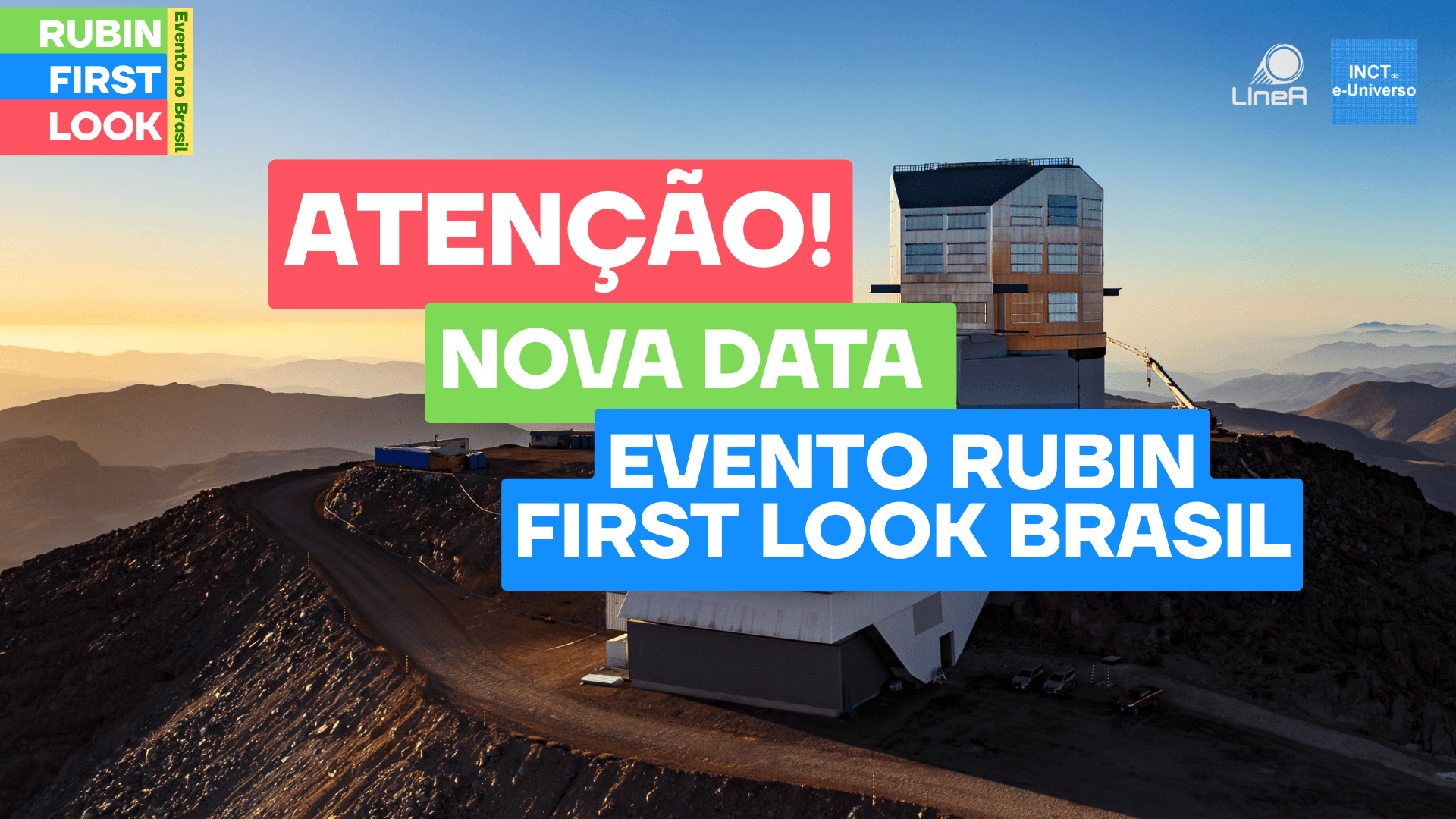 NOVA DATA: Evento Rubin First Look Brasil