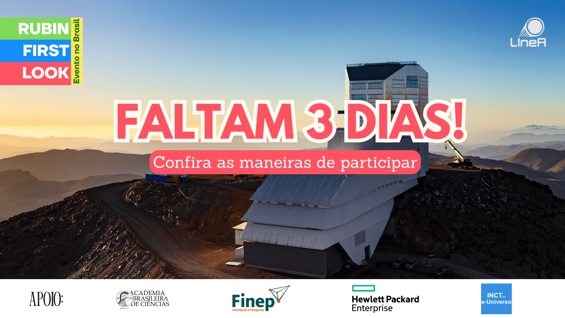Evento Rubin First Look – Brasil: faltam 3 dias!