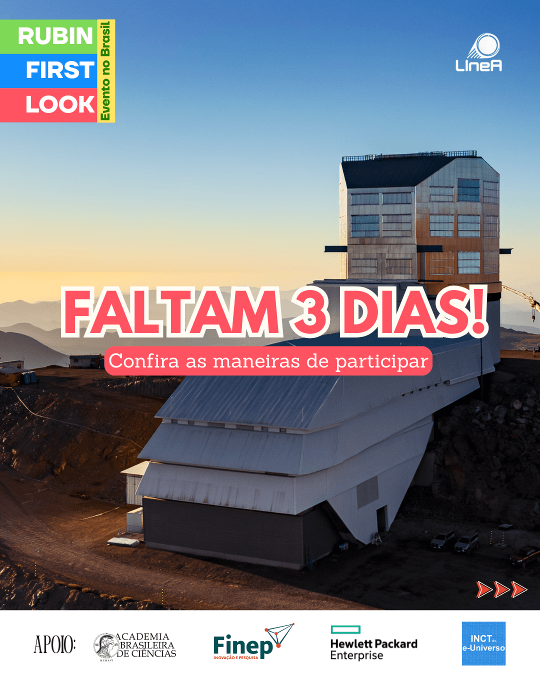 Evento Rubin First Look – Brasil: faltam 3 dias!