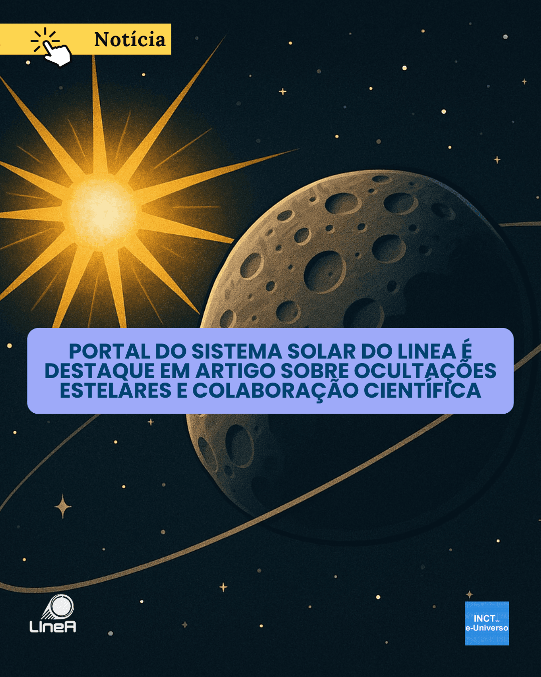 Portal do Sistema Solar do LIneA é destaque em artigo sobre ocultações estelares e colaboração científica