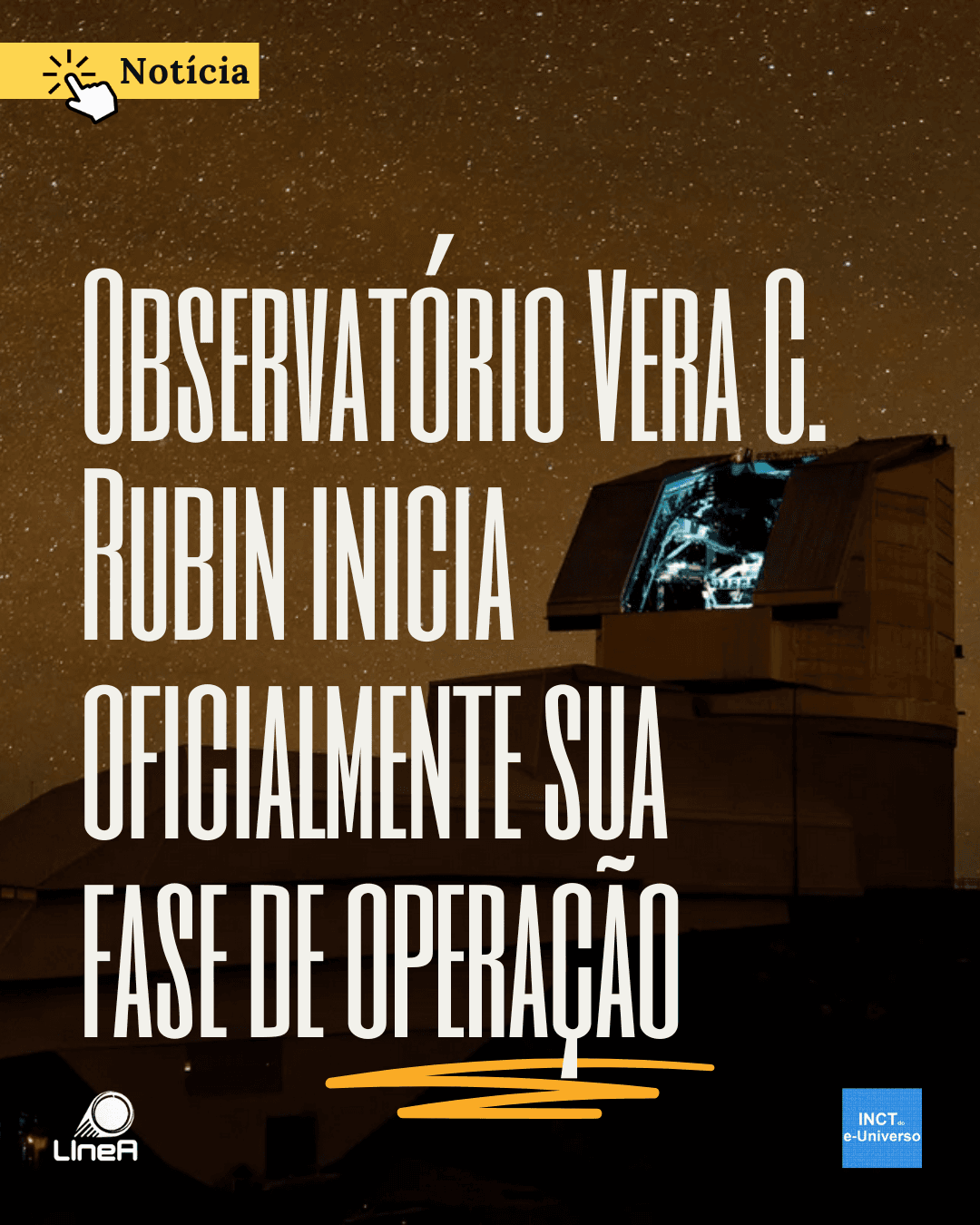 Observatório Vera C. Rubin inicia oficialmente sua fase de operação