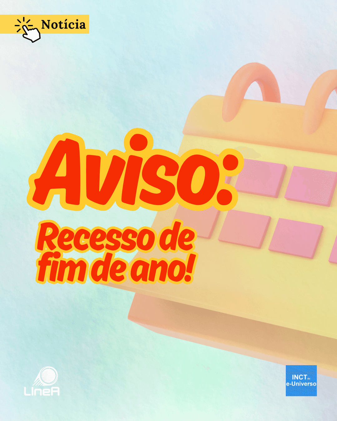 Aviso: recesso de fim de ano